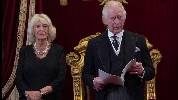 查尔斯在皇家仪式上正式宣布成为国王