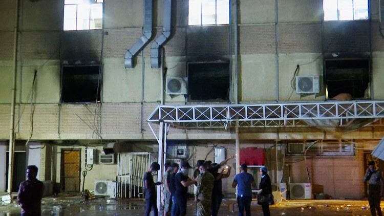 Iraq Interior Ministry said 82 killed in Baghdad hospital fire Iraq Interior Ministry said 82 killed in Baghdad hospital fire