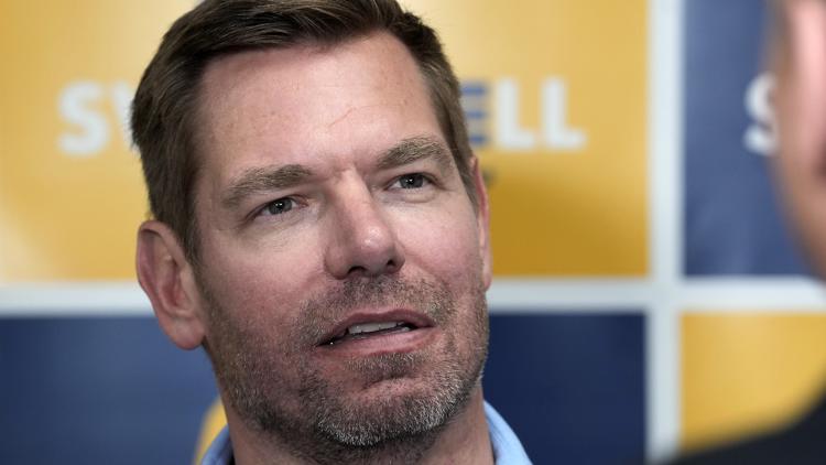 Federal agents search Beverly Hills mansion tied to former US Rep. Eric Swalwell, sources tell AP