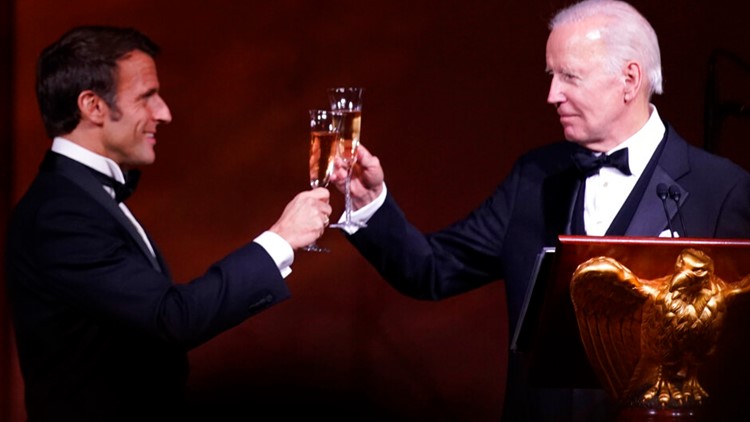 Biden's first state dinner draws lawmakers, celebrities