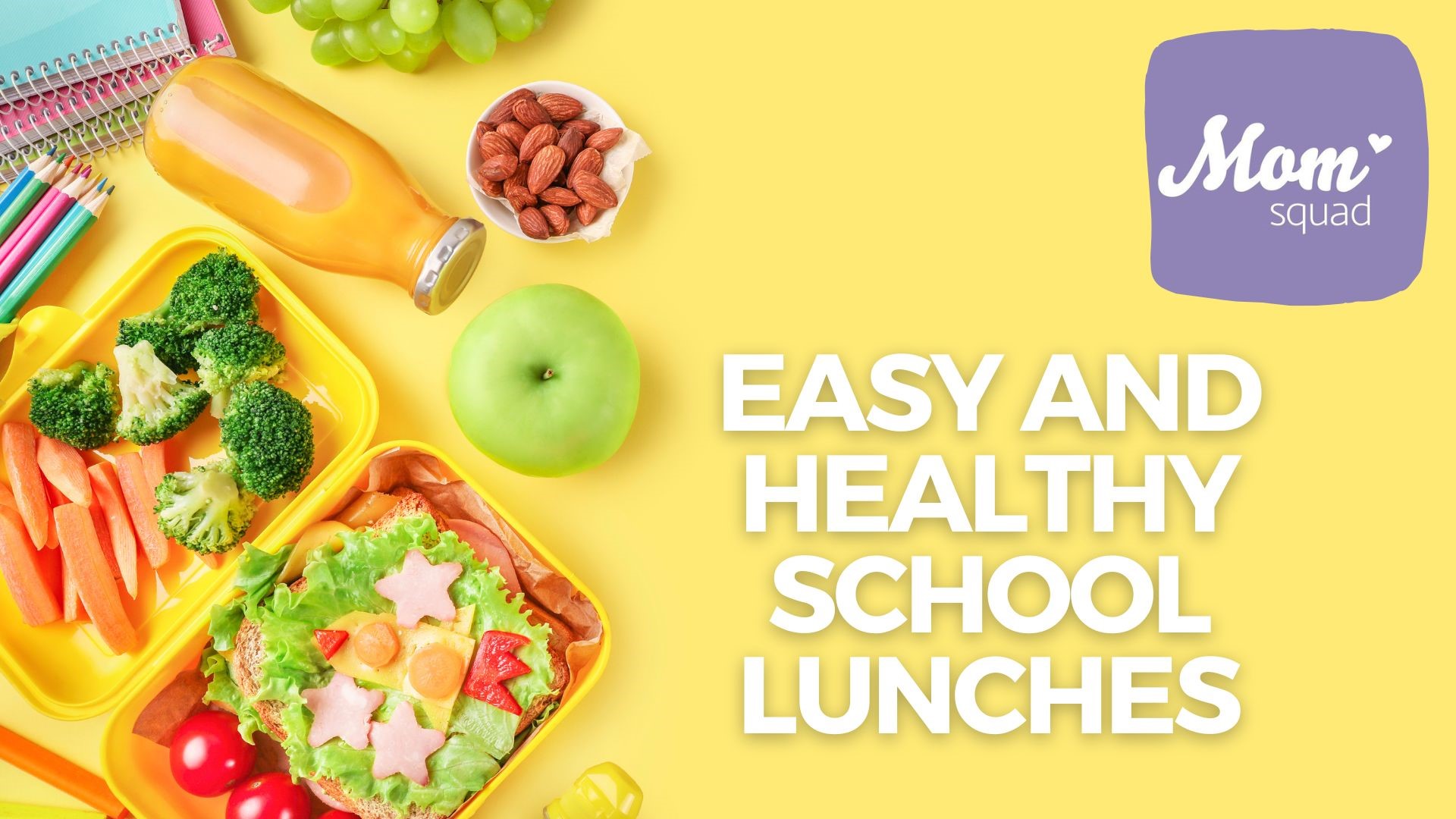 Maureen Kyle talks with a dietitian about how to create easy and healthy school lunches for kids. The four categories to follow and some creative ideas.