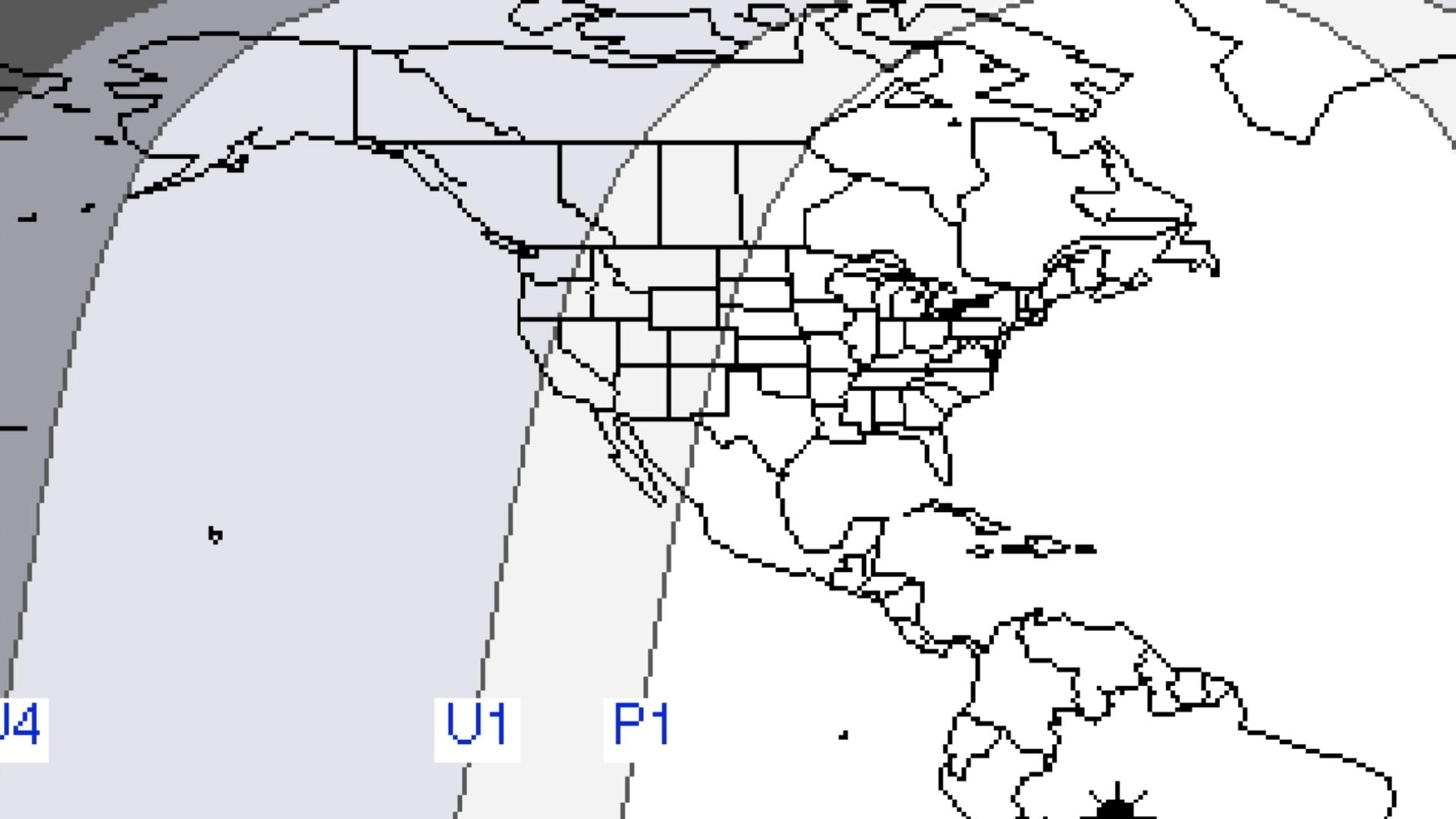 Which states will have the best view of the lunar eclipse? | wthr.com