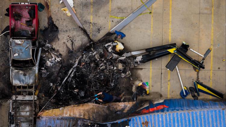 Driver charged with murder in Los Angeles bus crash that preceded news helicopter crash