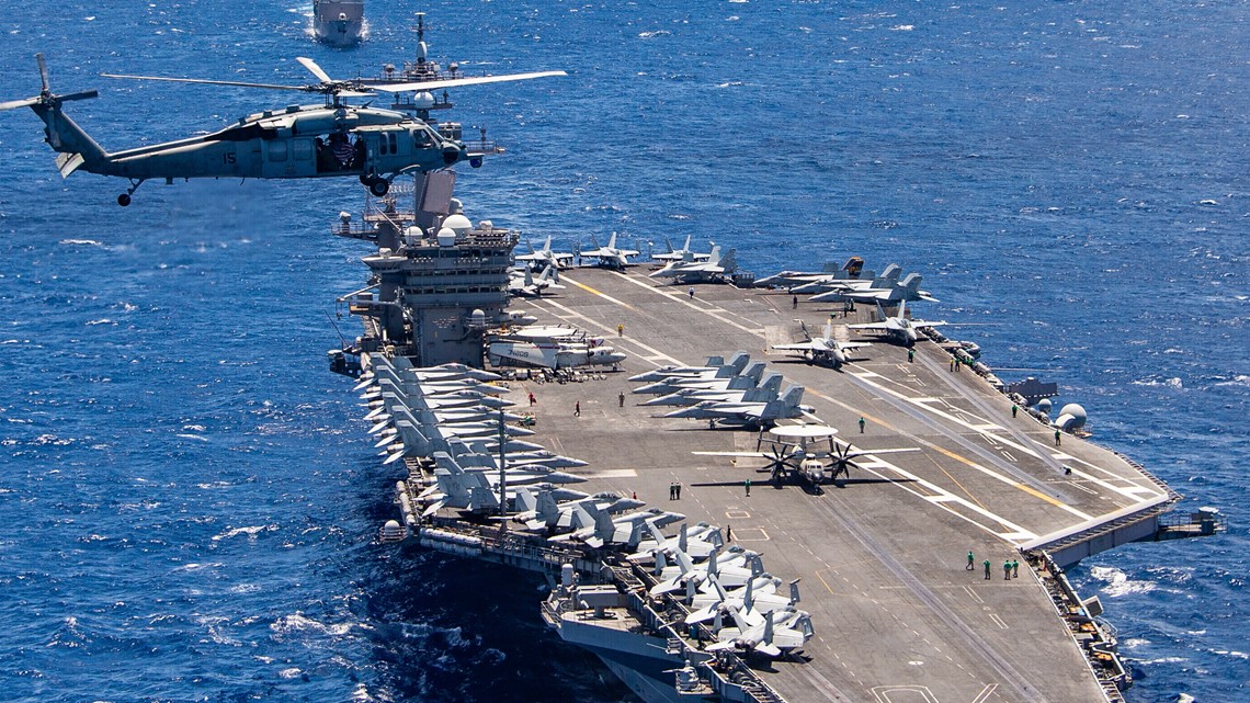 Fighter jet crashes into aircraft carrier in South China Sea - Vimarsana News