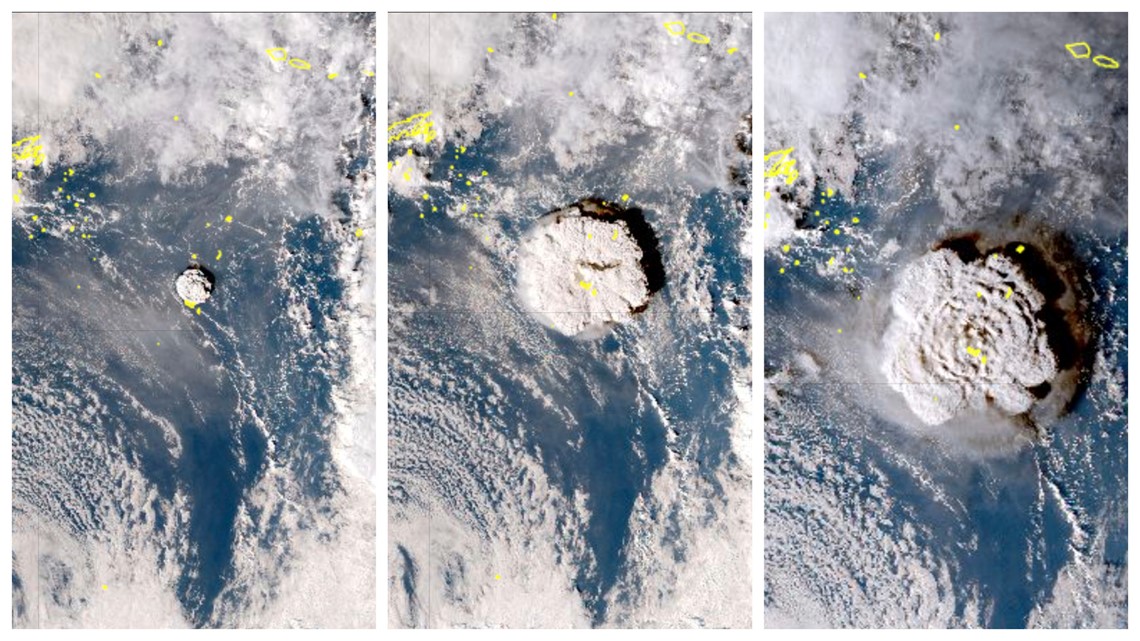 Tsunami threat recedes on US coast; Tonga damage unclear - Vimarsana News