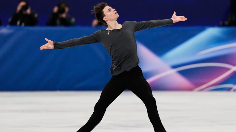 US skater Maxim Naumov finds triumph in Olympic debut year after losing parents in plane crash
