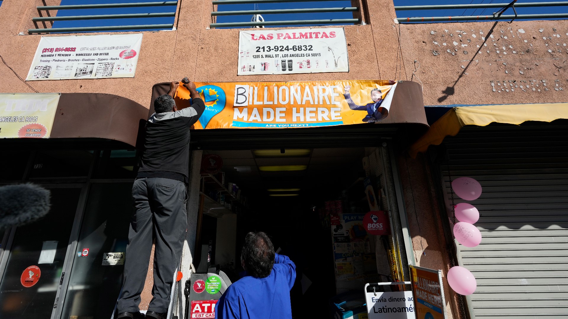 A tiny neighborhood store in downtown Los Angeles sold the winning ticket for the Powerball jackpot worth an estimated $1.08 billion.