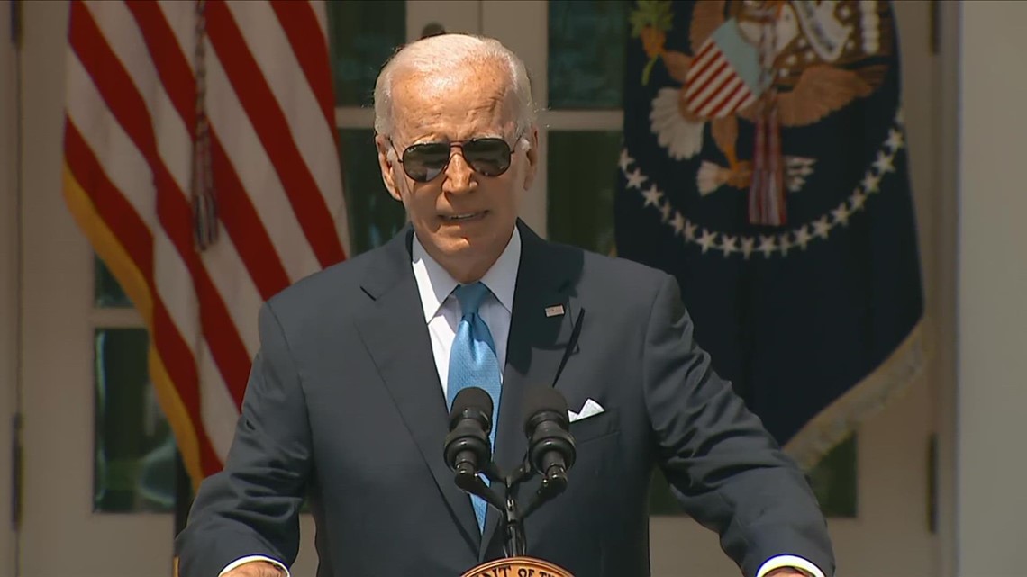 Biden gives first public remarks since COVID diagnosis