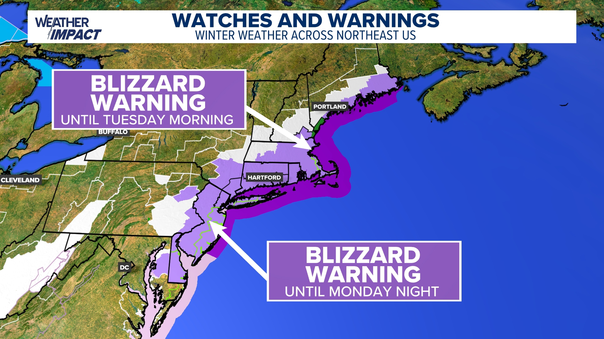 Nor'easter slams Northeast US: Blizzard halts travel, leaves thousands ...