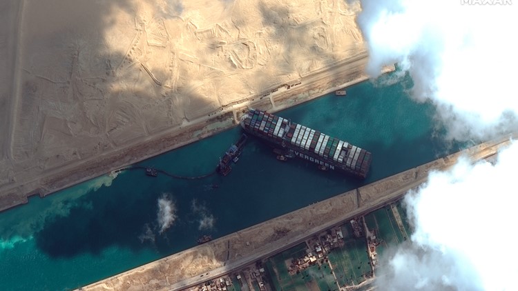 Ship stuck in Suez Canal successfully freed, canal service provider says