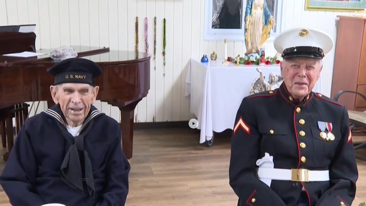 Two Michigan WWII veterans celebrate 99th birthdays together