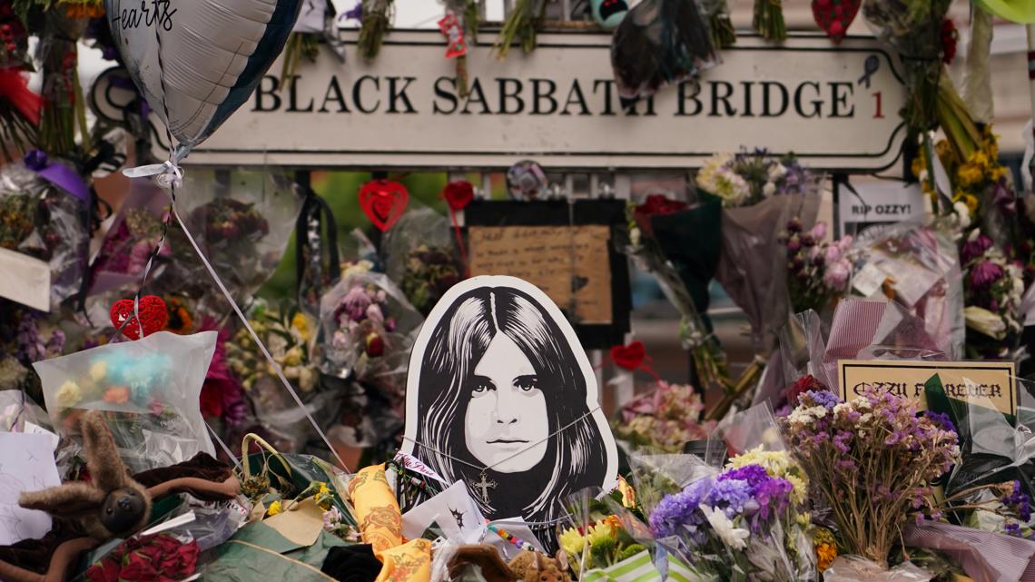 Ozzy Osbourne's family brought to tears during funeral procession