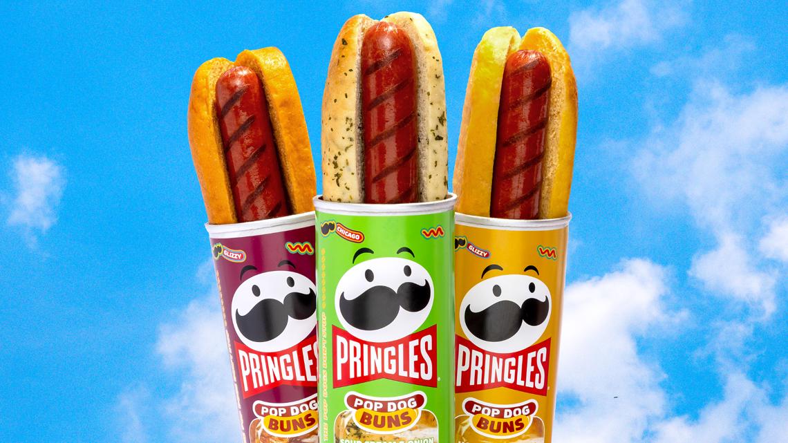 Pringles releases first-ever hot dog buns with fan-favorite flavors