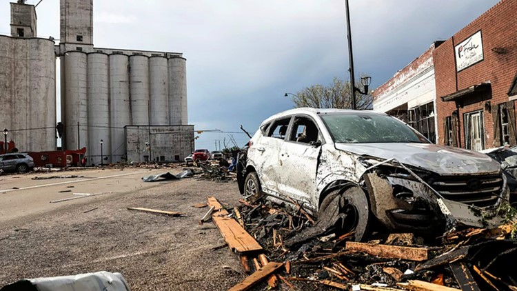 Cleanup begins after tornadoes hit in Texas and Florida, killing 4 and destroying homes