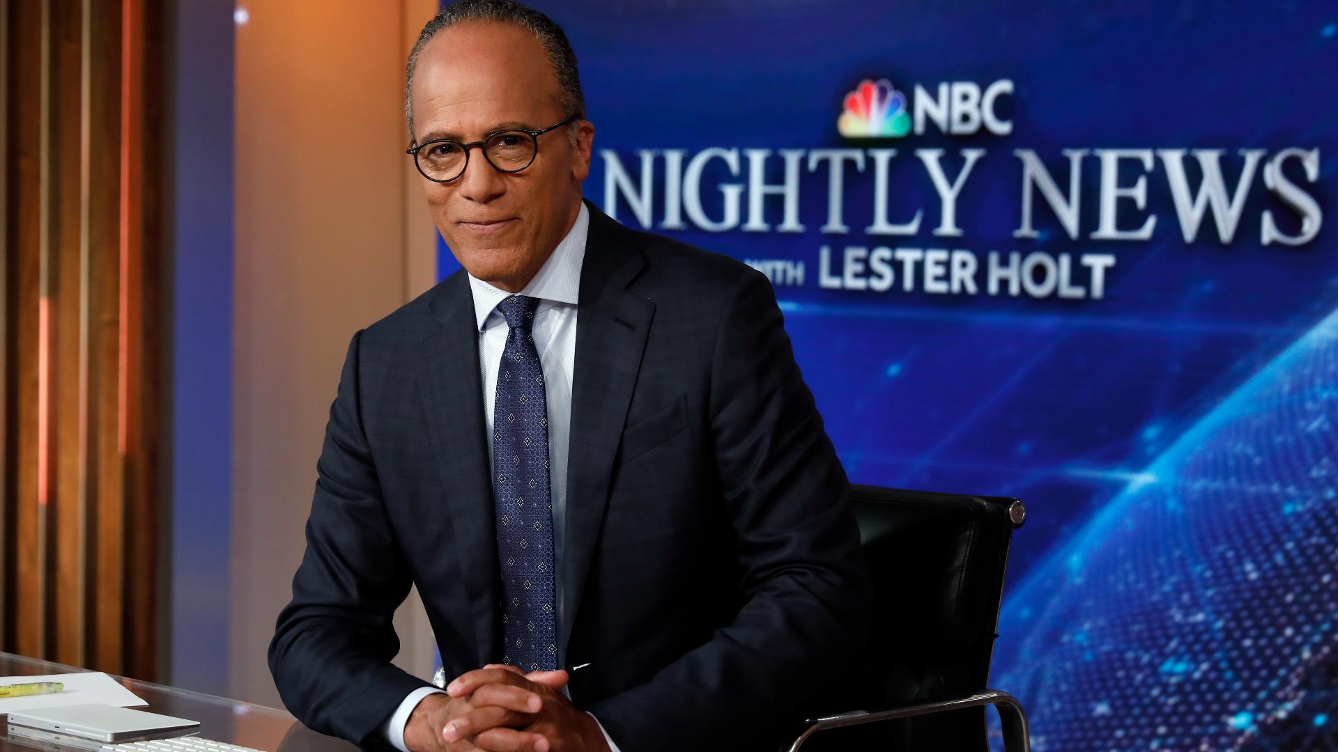 Lester holt announces he s leaving nbc nightly news wthr