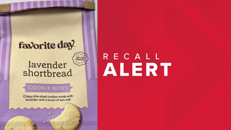 Lavender Shortbread Cookies sold at Target recalled for packaging error