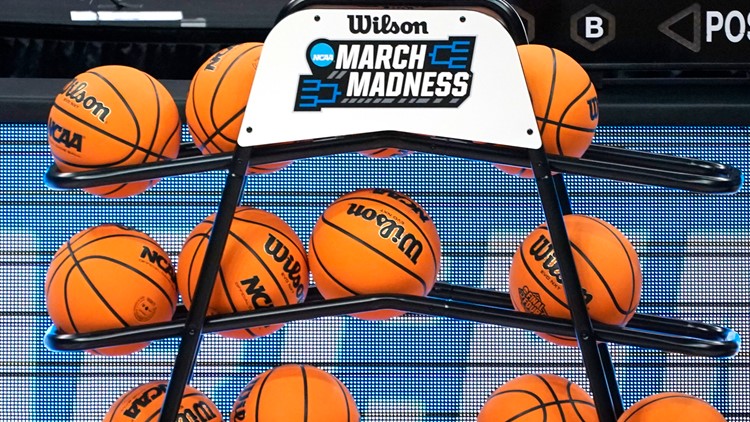 Why do the March Madness basketballs look so bright this year?