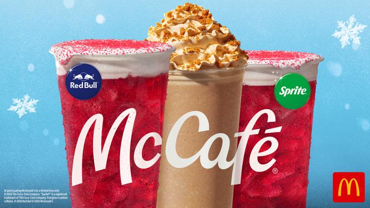 McDonald's launches winter drink menu, including cranberry flavor and caffeine for the holidays