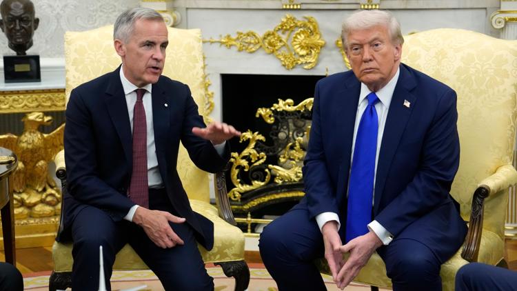 President Trump says US and Canada have reached last-minute deal to delay 50% US tariffs on Canadian imports