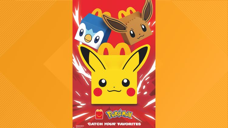 McDonald’s is bringing back Pokémon Happy Meals with mini box toys and trading cards