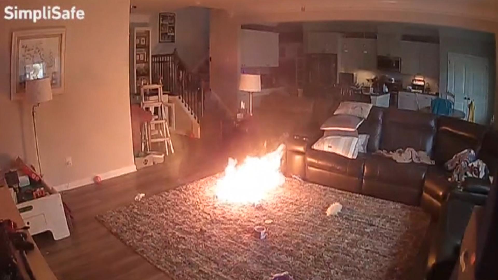 Dog starts house fire after biting lithiumion battery device