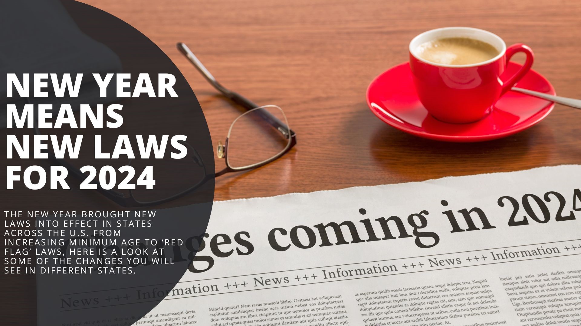 The new year brought new laws into effect in states across the U.S. From increasing minimum wage to 'red flag' laws, here is a look at the changes underway.