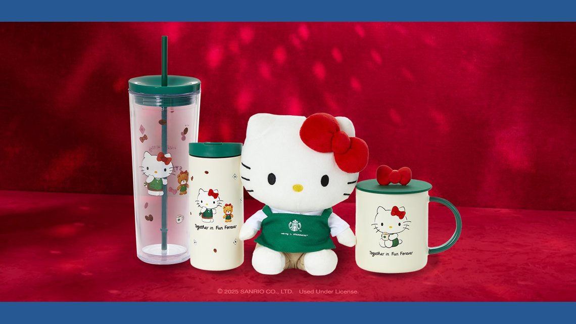Starbucks reveals 2025 holiday lineup with new drink and Hello