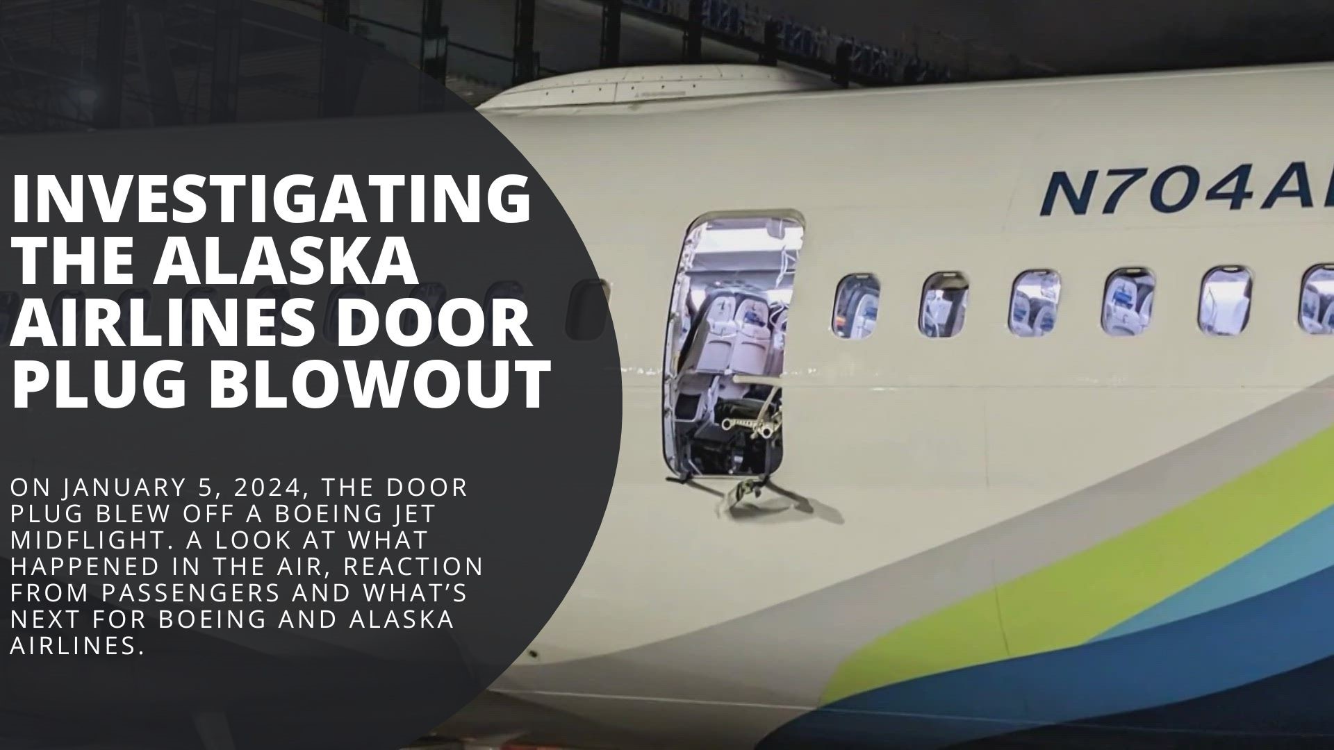 On January 5, 2024, the door plug blew off a Boeing jet midflight. A look at what happened in the air, reaction from passengers and what’s next.