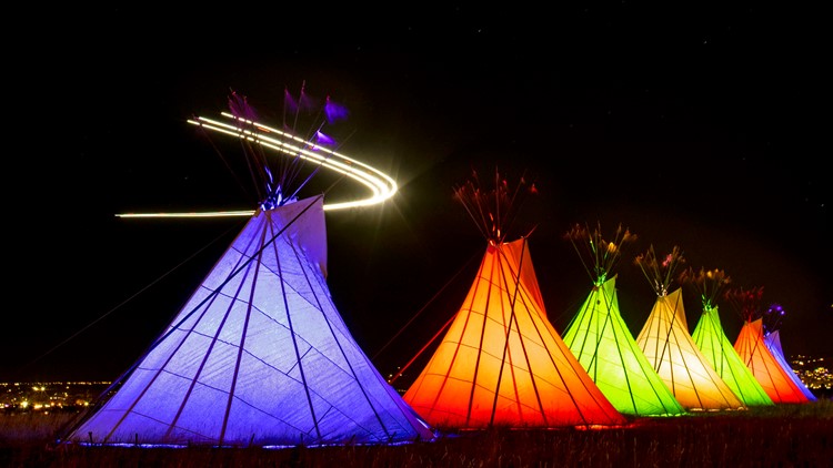 Teepees in Montana honor tribal members lost to COVID-19