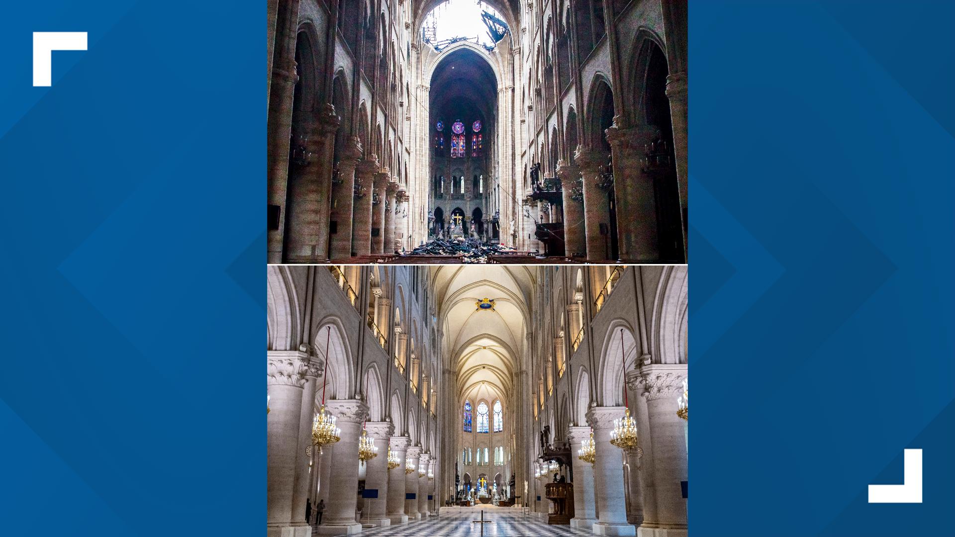 Notre Dame's grand reopening will begin with an archbishop's knock on ...