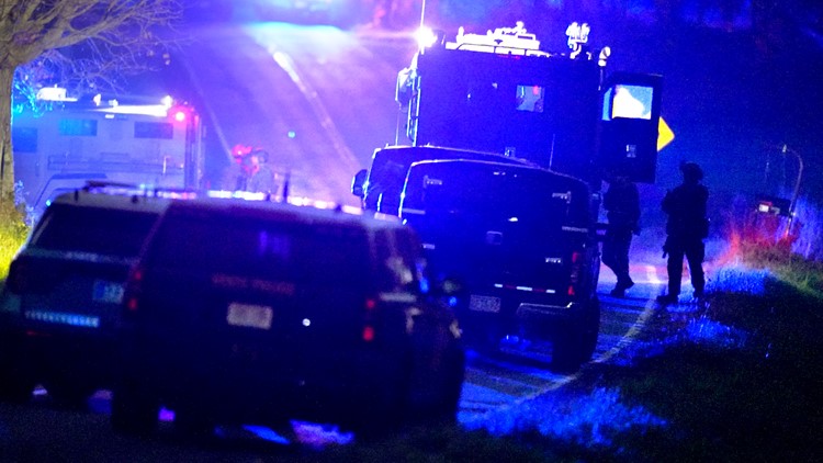 Amid massive search for mass killing suspect, Maine residents remain behind locked doors