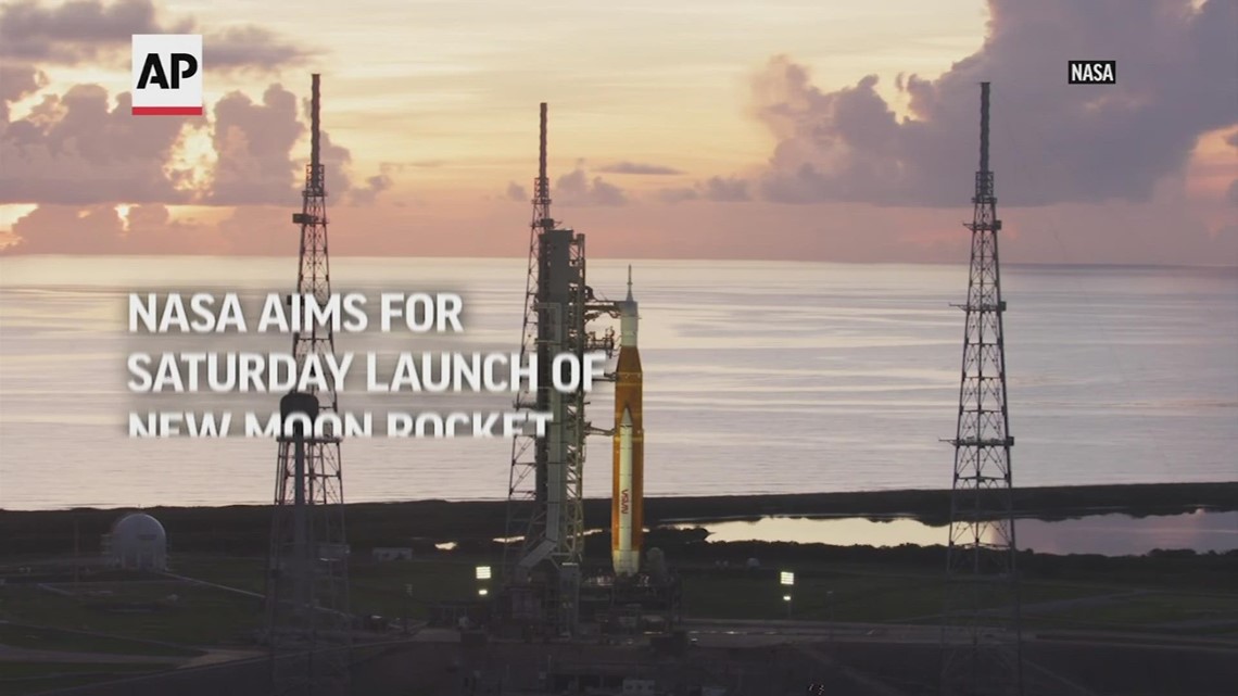 美国宇航局计划于周六发射新的月球火箭