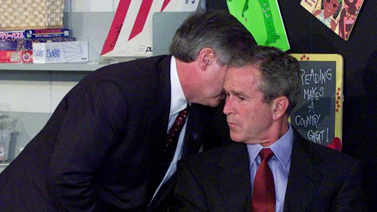 A look back at the moment President Bush learned of the 9/11 attacks while visiting Florida school