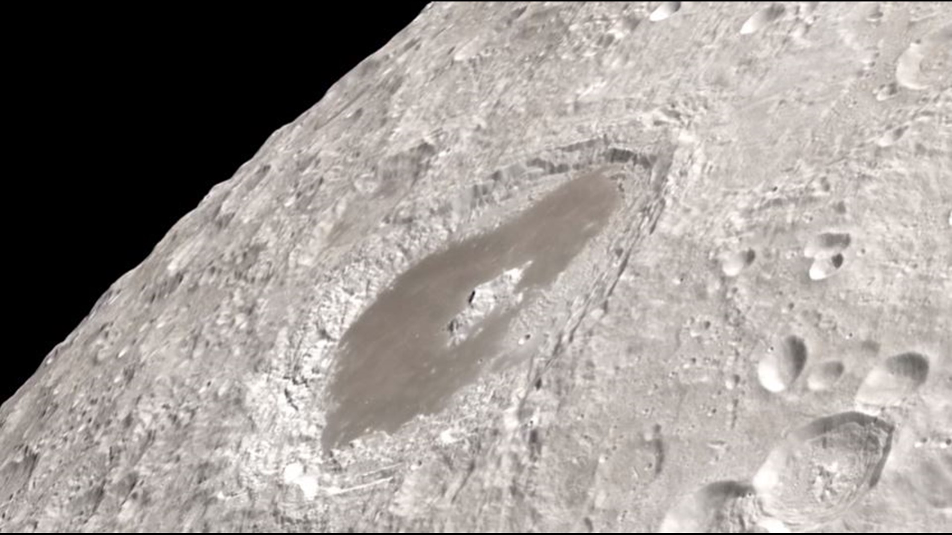 This video uses data gathered from the Lunar Reconnaissance Orbiter spacecraft to recreate some of what the Apollo 13 astronauts saw.