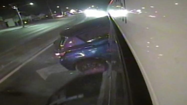 WATCH: Car goes airborne, lands inside moving bus in Australia