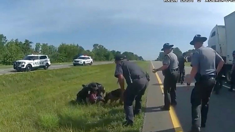 Investigation launched after Ohio officer released police dog on man who had surrendered