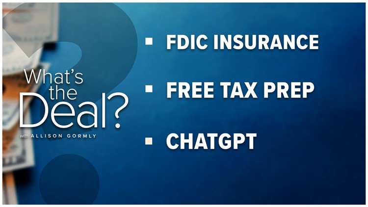 What's the Deal with FDIC insurance, free tax prep and ChatGPT