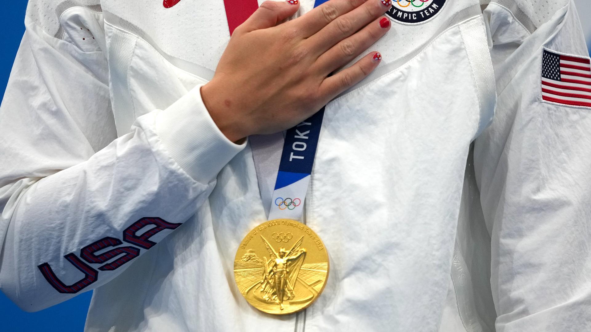 How many medals does Katie Ledecky have?