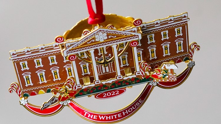 Christmas ornament honors gingerbread White House tradition Christmas ornament honors gingerbread White House tradition