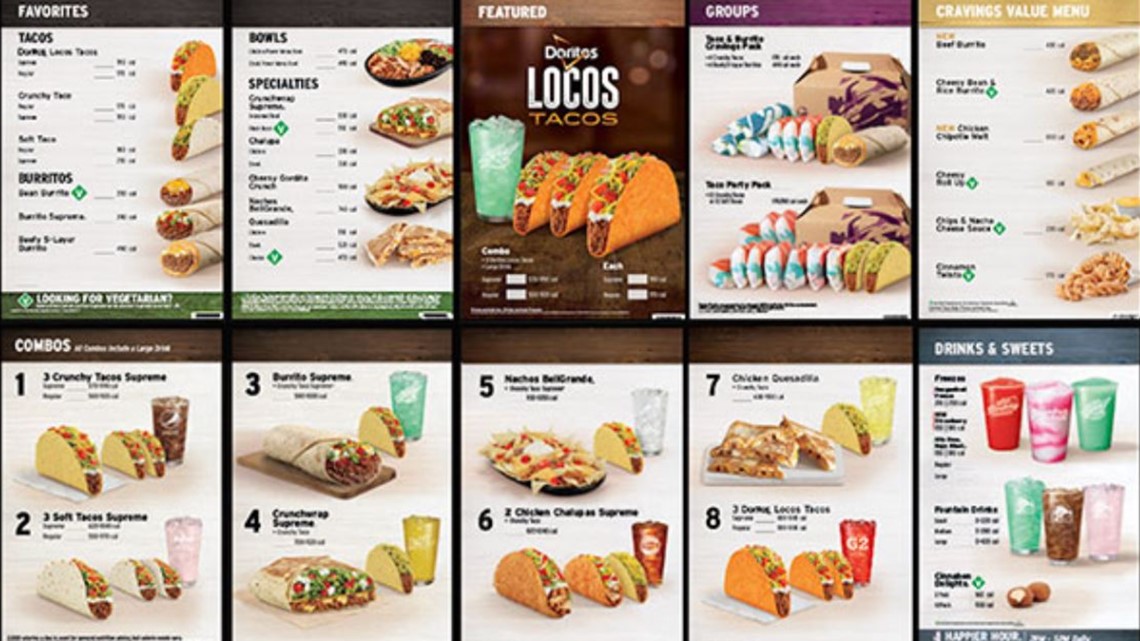 Show Me The Taco Bell Menu Discount Buying, Save 63% | jlcatj.gob.mx