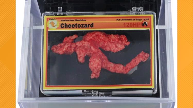 Pokémon-shaped Cheeto, 'Cheetozard,' sells at auction for $87,840