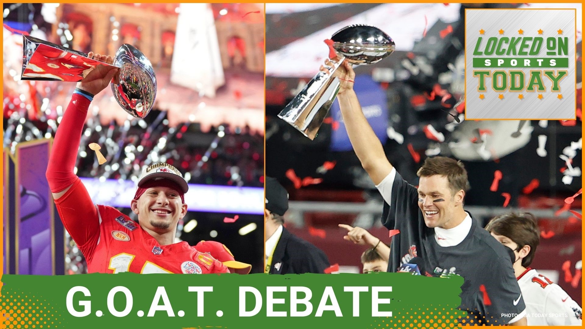 Discussing the day's top sports stories from the G.O.A.T. debate about Brady and Mahomes to changes coming to the Philadelphia Eagles.