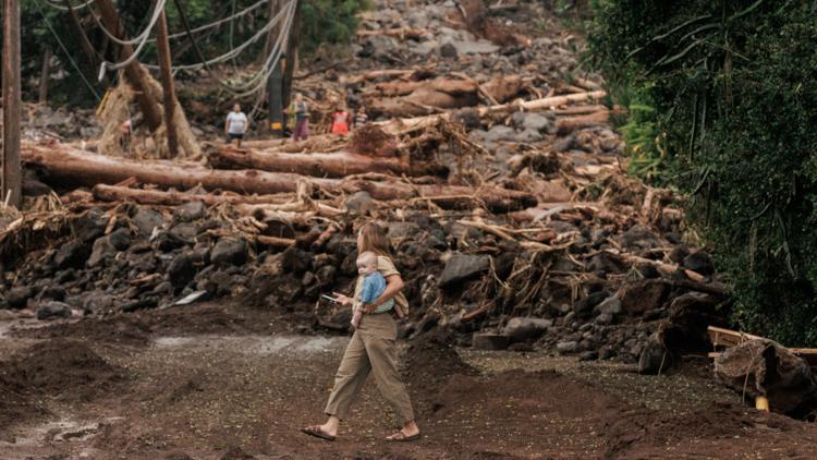Tropical Storm Moke set to dump more heavy rain on hurricane-stricken Hawaii