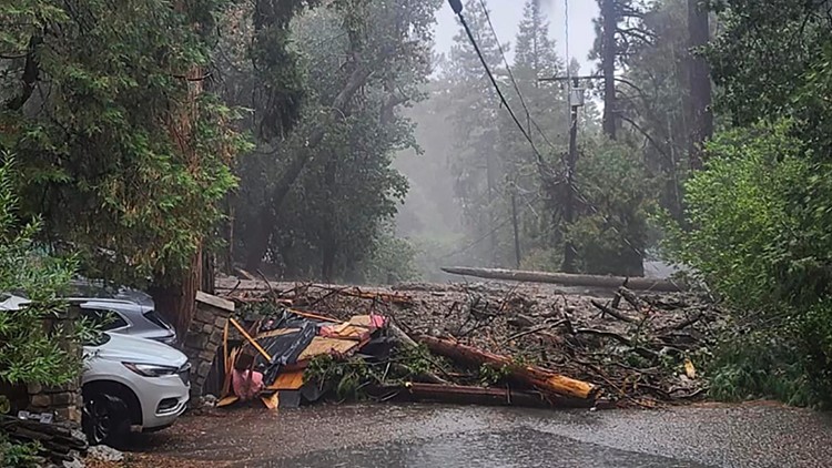 由于大规模洪水和泥石流威胁到生命安全，南加州疏散人员