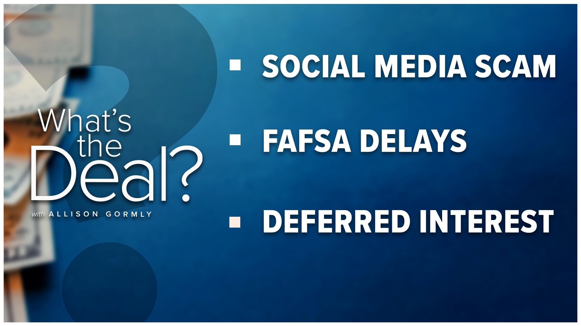 What you need to know about a social media scam that can cost you and the tool you can use to calculate costs for college as you wait for FAFSA.