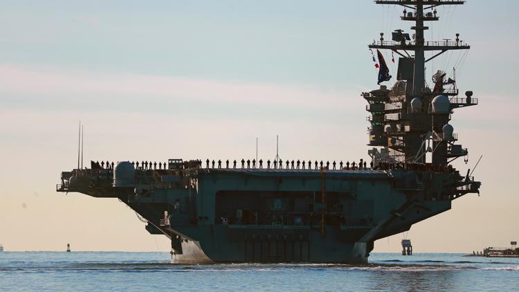 Trump says record-setting Navy deployment to support Iran operations 'not nearly long enough'