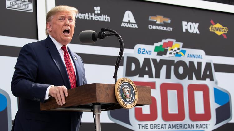 Trump is heading to NASCAR's Daytona 500 for the second time as president