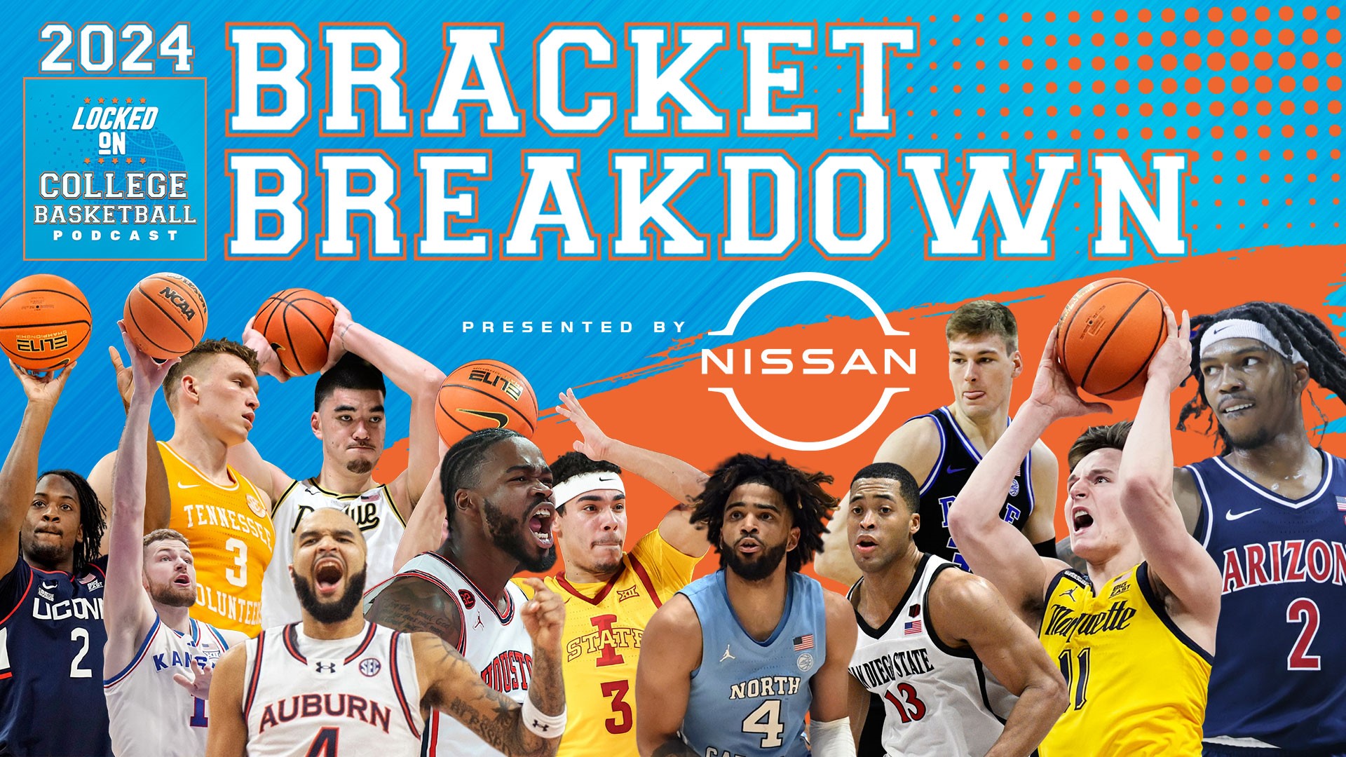 Locked On College Basketball hosts shares what you need to know for March Madness. Will UConn, Houston, Purdue and North Carolina hold true to number one seeds?