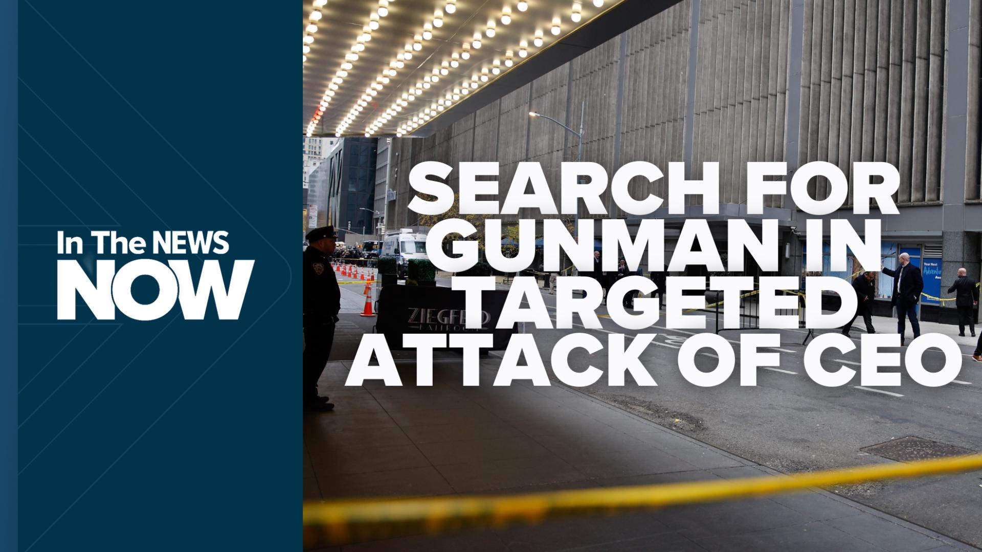 A manhunt is underway for the gunman who shot and killed UnitedHealthcare CEO Brian Thompson in a “brazen, targeted attack” outside a Manhattan hotel.