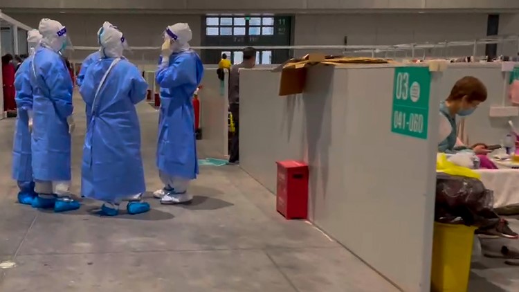 Shanghai quarantine: 24-hour lights, no hot showers